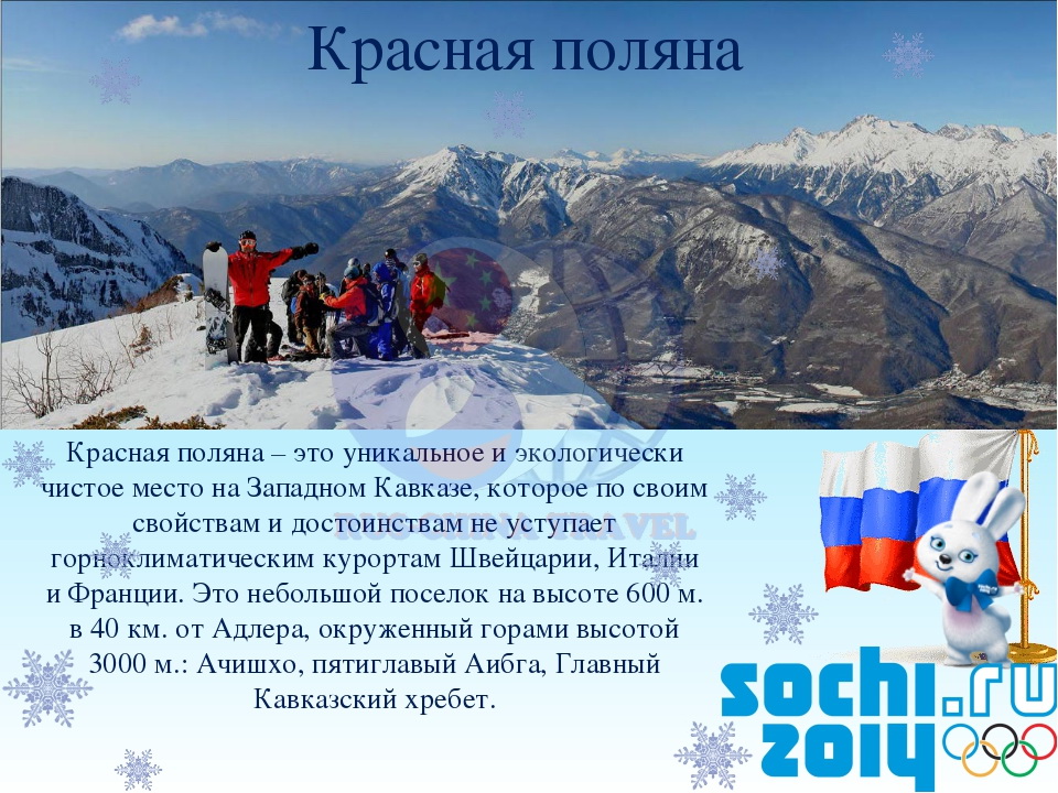 Роза Хутор - Подробная карта курорта (Красная Поляна, Сочи)